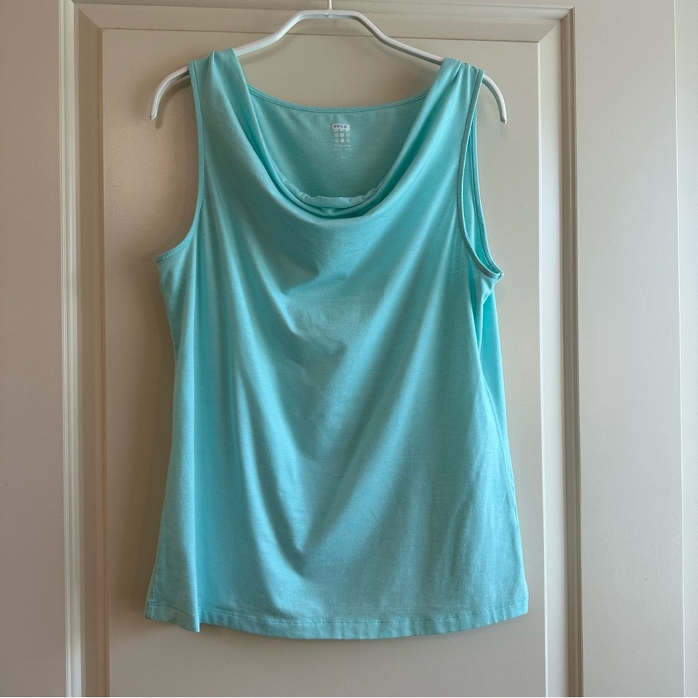 Title nine Breeze Cowl Neck Sleeveless Top